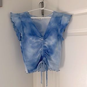 Short sleeve crop top